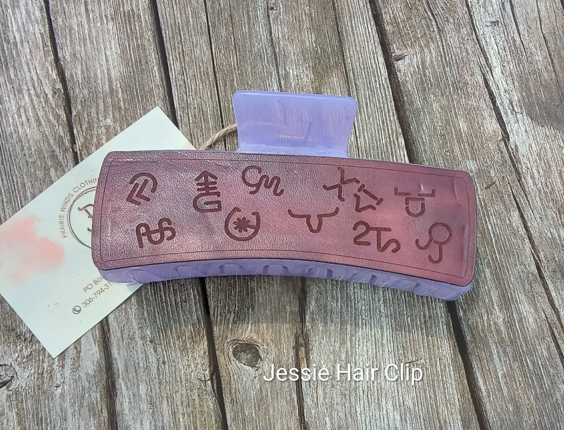 Jessie Hair Clip Purple