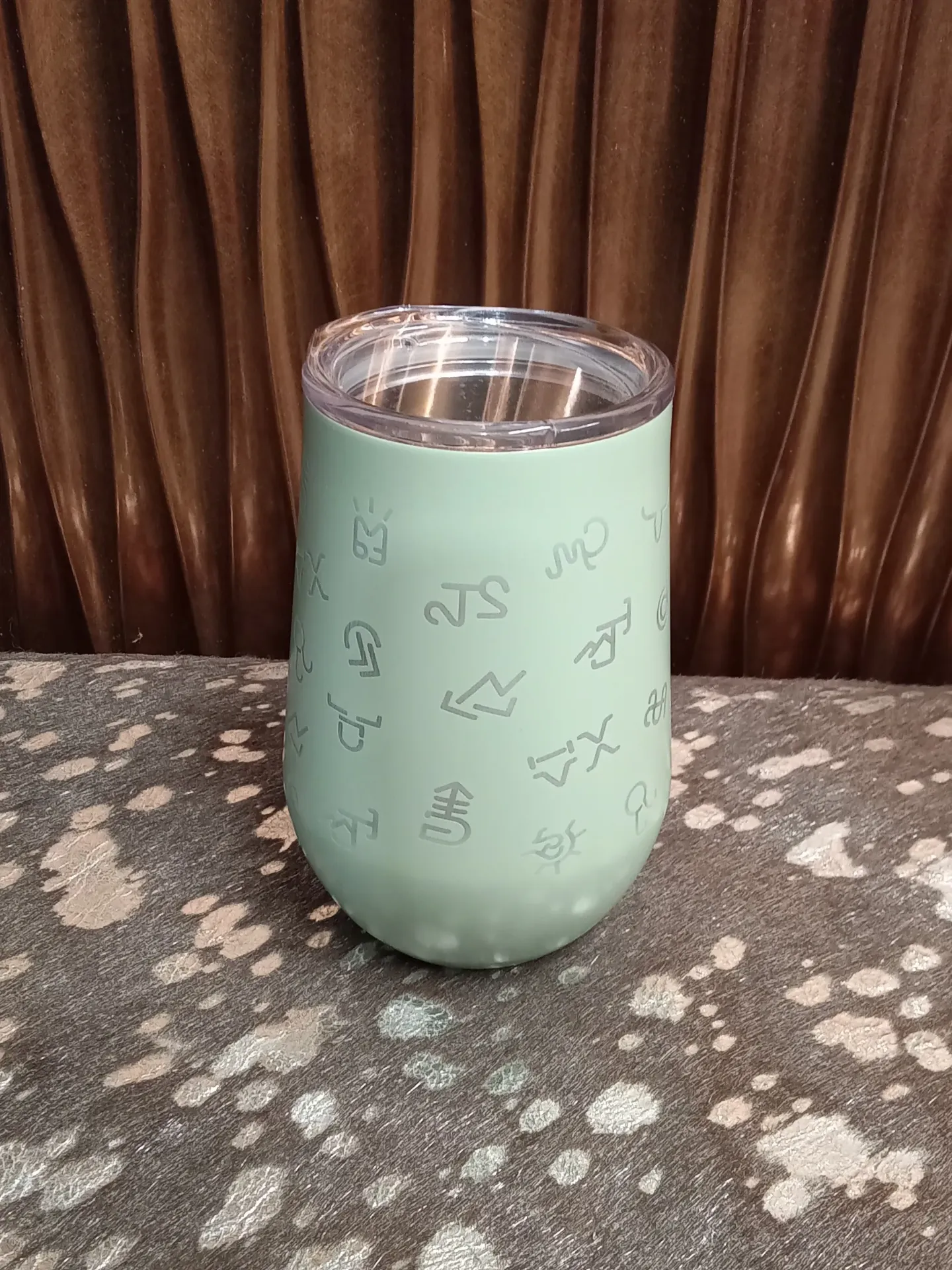 Mint Branded Wine Tumbler